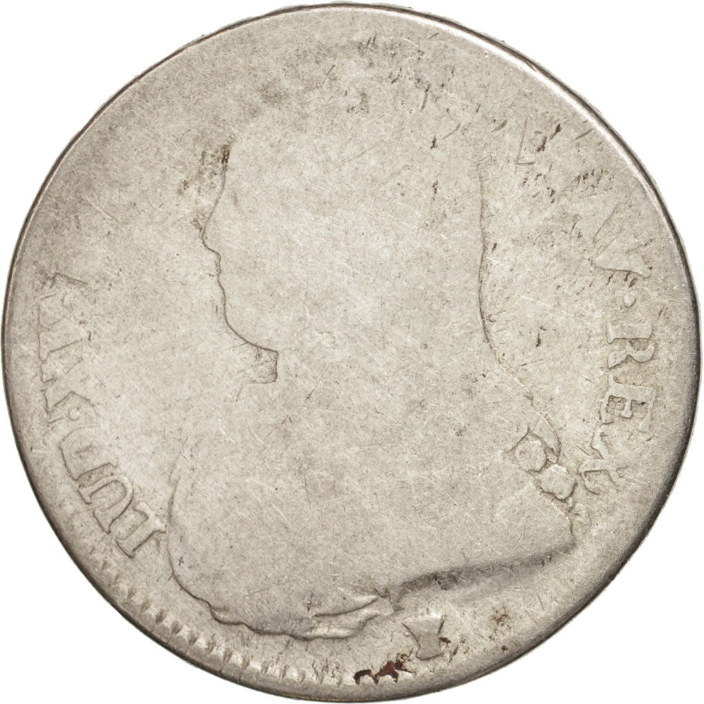 Coin, France, Louis XV, 1/2 Écu aux branches d'olivier, 1/2 ECU, 44 Sols, 1729
