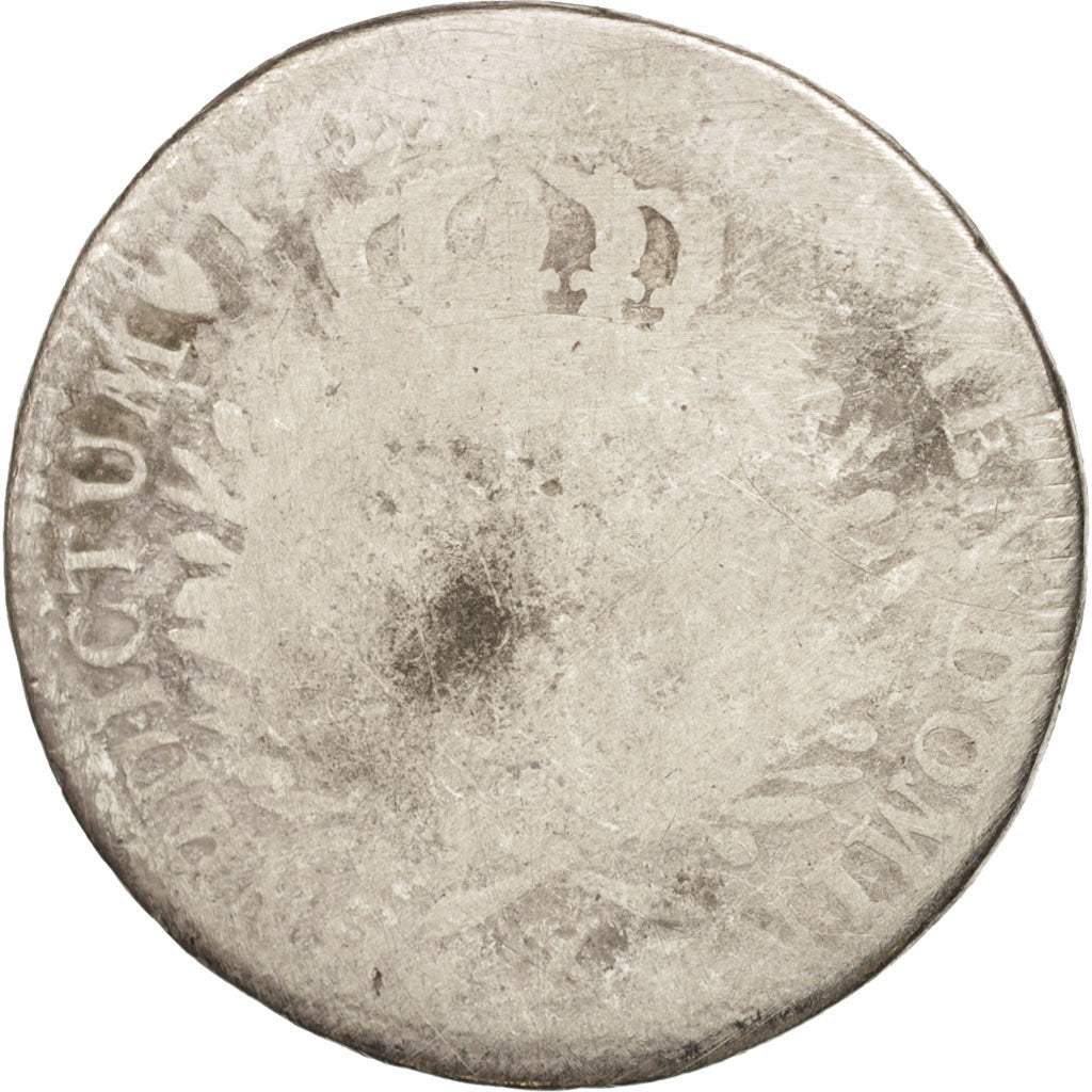 France, Louis XV, 1/2 Écu, 17[--], Amiens, G(4-6), KM:484.22