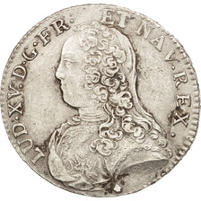 Moneda, Francia, Louis XV, 1/2 Écu aux branches d'olivier, 1/2 ECU, 44 Sols