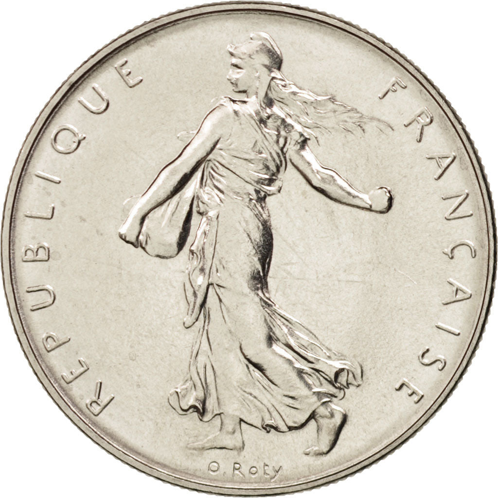 Coin, France, Semeuse, Franc, 1971, Paris, MS(65-70), Nickel, KM:925.1