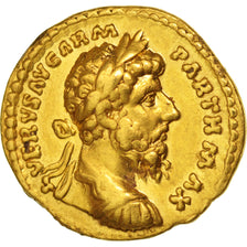 Coin, Lucius Verus, Aureus, Rome, graded, NGC, Ch VF, Gold, RIC:573, 3934397-002