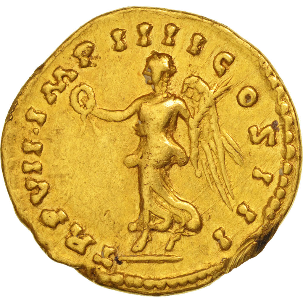 Munten, Lucius Verus, Aureus, Rome, Gegradeerd, NGC, Ch VF, Goud, RIC:573