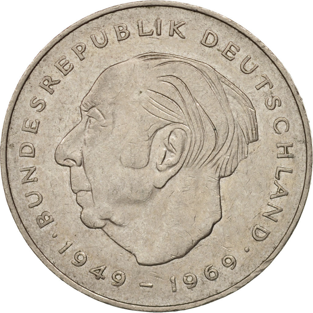 GERMANY - FEDERAL REPUBLIC, 2 Mark, 1986, Hamburg, AU(50-53), KM:A127