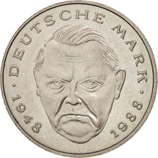 Coin, GERMANY - FEDERAL REPUBLIC, 2 Mark, 1990, Stuttgart, MS(60-62)