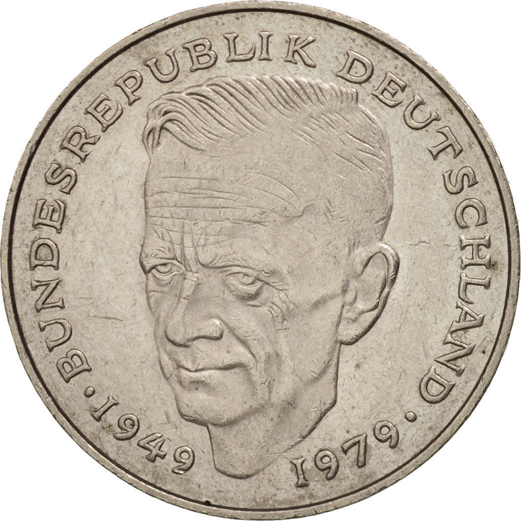Moneta, GERMANIA - REPUBBLICA FEDERALE, 2 Mark, 1990, Hamburg, SPL-, Nichel