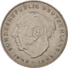 GERMANY - FEDERAL REPUBLIC, 2 Mark, 1977, Karlsruhe, EF(40-45), KM:A127