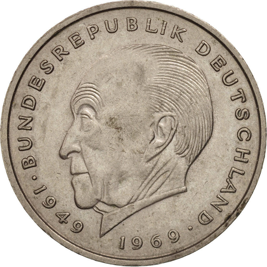 Coin, GERMANY - FEDERAL REPUBLIC, 2 Mark, 1970, Karlsruhe, AU(55-58)