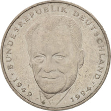 GERMANY - FEDERAL REPUBLIC, 2 Mark, 1994, Hamburg, AU(50-53), KM:183