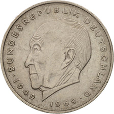 GERMANY - FEDERAL REPUBLIC, 2 Mark, 1972, Stuttgart, AU(50-53), KM:124