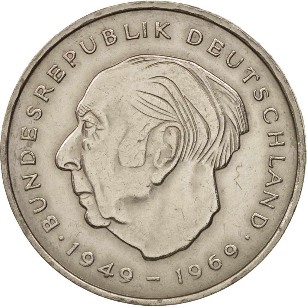 Coin, GERMANY - FEDERAL REPUBLIC, 2 Mark, 1973, Hamburg, AU(50-53)