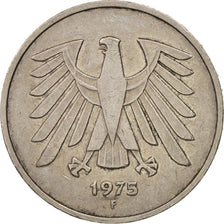 Monnaie, République fédérale allemande, 5 Mark, 1975, Stuttgart, TTB+