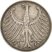 GERMANY - FEDERAL REPUBLIC, 5 Mark, 1951, Munich, EF(40-45), Silver, KM:112.1