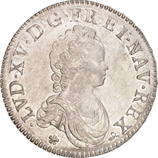 France, Louis XV, Écu Vertugadin, 1716, Rouen, AU(50-53), Silver, KM:414.3