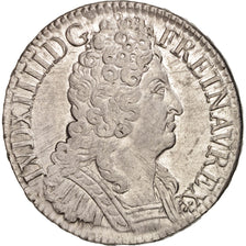 France, Louis XIV, Écu aux 3 couronnes, 1712, Paris, AU(50-53), KM:386.1