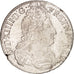 Francia, Louis XIV, Écu aux 3 couronnes, Ecu, 1709, Nantes, BB, Argento, KM:...