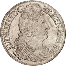 Frankreich, Louis XIV, Écu aux 3 couronnes, 1713, Paris, AU(55-58), KM:386.1