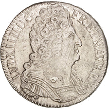 France, Louis XIV, 1/2 Écu aux 3 couronnes, 1710, Paris, AU(50-53), KM:382.1