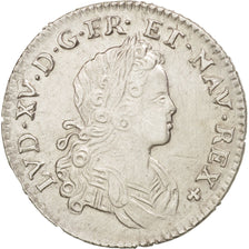 Francia, Louis XV, 1/6 Écu (XX – S) de France-Navarre, 20 Sols, 1/6 ECU, 1...