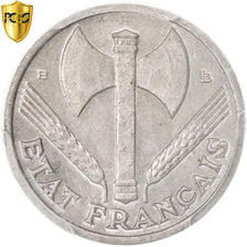 France, Bazor, 50 Centimes, 1943, Beaumont Le Roger, PCGS, MS65, KM:914.2