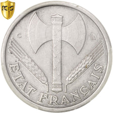 France, Bazor, Franc, 1944, Castelsarrasin, PCGS, MS64, Aluminum, KM:902.3