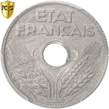 Francia, État français, 10 Centimes, 1944, PCGS, MS65, FDC, Zinco, KM:903,...