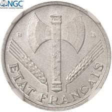 France, Bazor, 50 Centimes, 1944, Beaumont Le Roger, NGC, MS67, KM:914.2