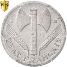 France, Bazor, 50 Centimes, 1944, Castelsarrasin, PCGS, MS65, KM:914.3