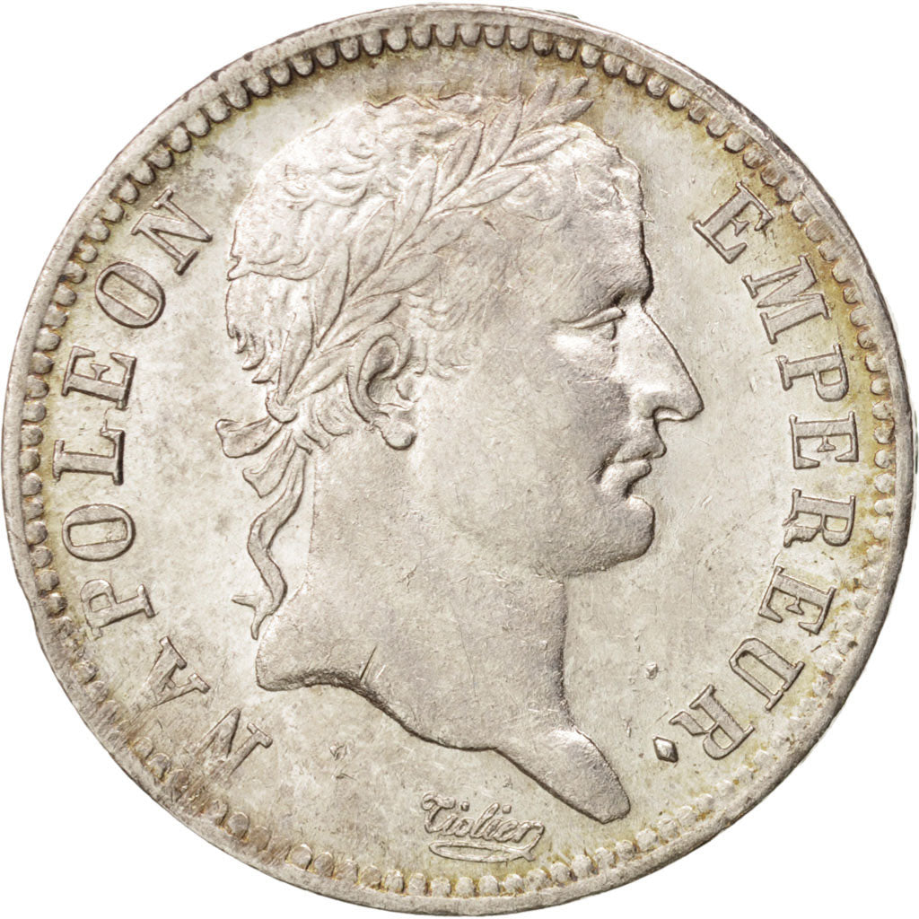 France, Napoléon I, Franc, 1809, Paris, AU(55-58), Silver, KM:692.1