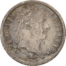 France, Napoléon I, 1/2 Franc, 1808, Toulouse, AU(50-53), Silver, KM:680.9