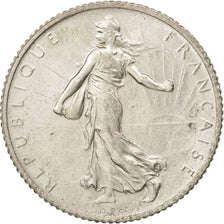 France, Semeuse, Franc, 1912, Paris, MS(63), Silver, KM:844.1, Gadoury:467