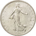 France, Semeuse, Franc, 1912, Paris, MS(63), Silver, KM:844.1, Gadoury:467
