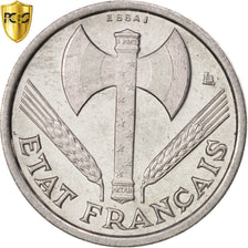 France, Bazor, Essai, 50 Centimes, 1942, MS(65-70), Aluminum, KM:E83a