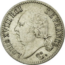 Coin, France, Louis XVIII, Louis XVIII, 1/4 Franc, 1817, Paris, AU(50-53)