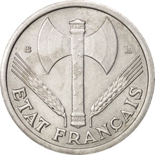 France, Bazor, Franc, 1944, Beaumont Le Roger, MS(63), Aluminum, KM:902.2