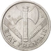France, Bazor, Franc, 1944, Beaumont Le Roger, MS(63), Aluminum, KM:902.2