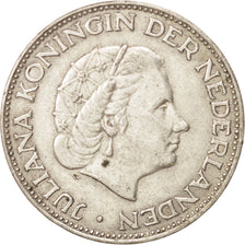 Coin, Netherlands, Juliana, 2-1/2 Gulden, 1960, EF(40-45), Silver, KM:185
