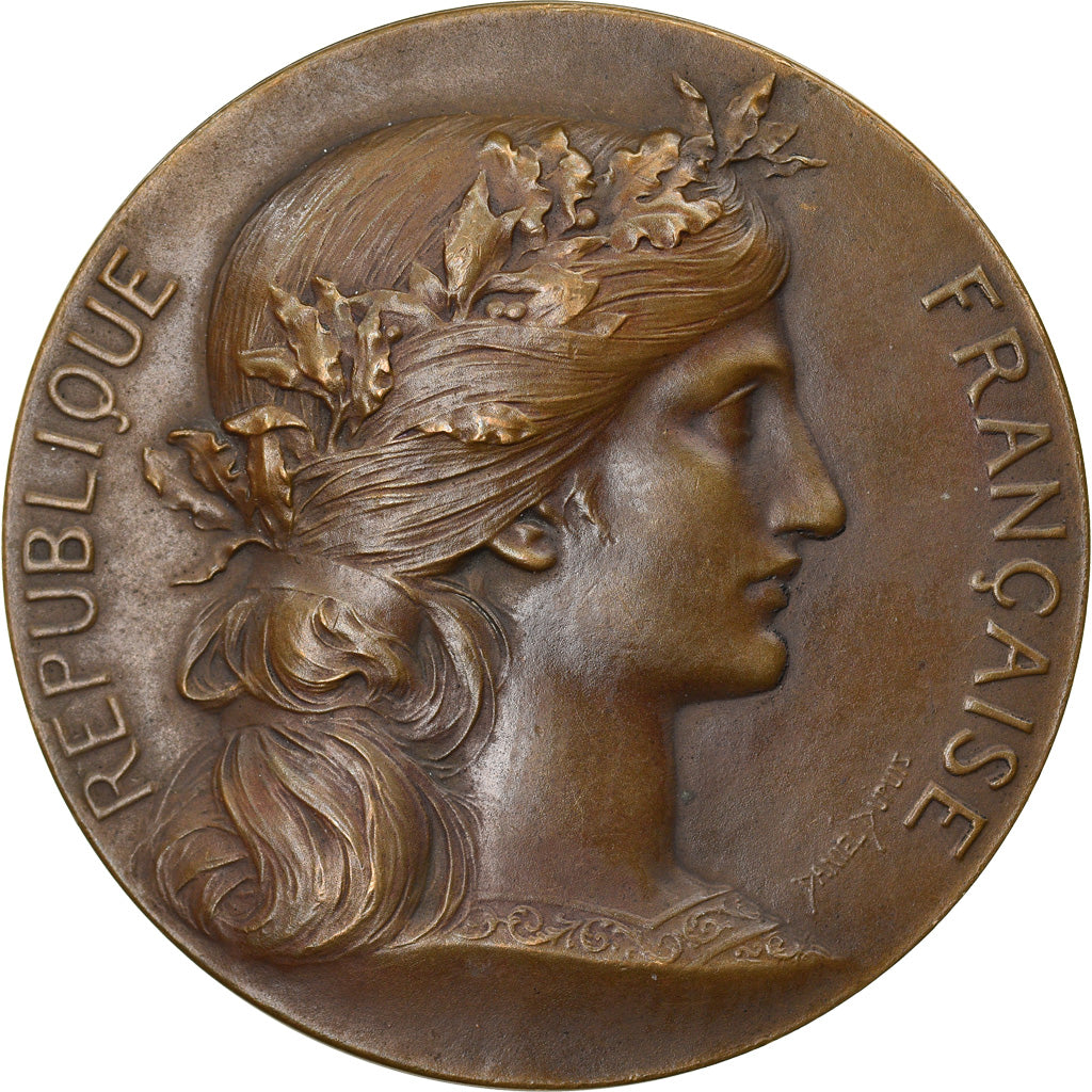 France, Médaille, Chambre de Commerce de Rouen, Dupuis.D, SUP, Bronze