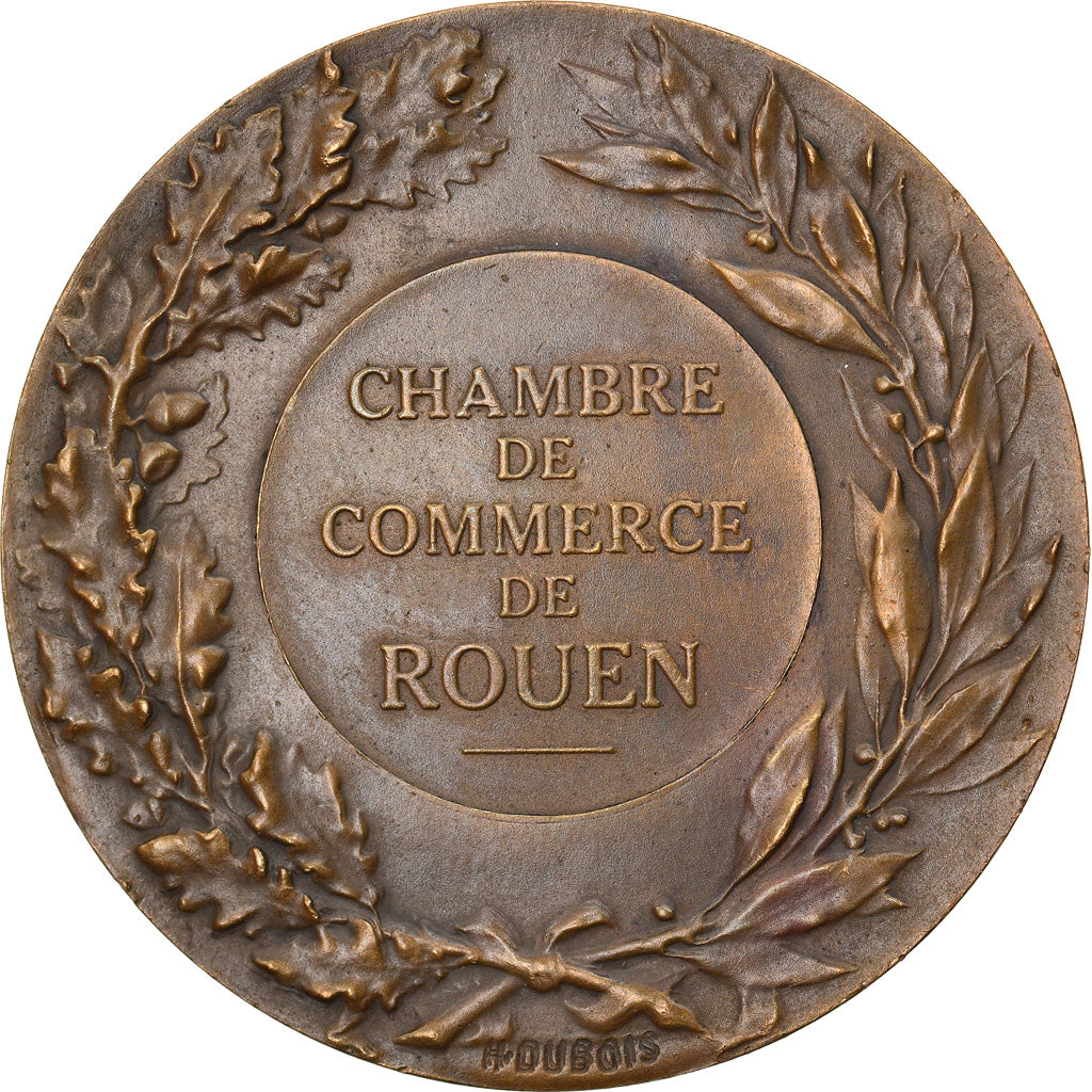 France, Médaille, Chambre de Commerce de Rouen, Dupuis.D, SUP, Bronze