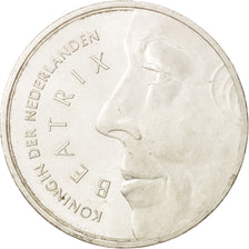 Netherlands, Beatrix, 50 Gulden, 1991, MS(60-62), Silver, KM:215