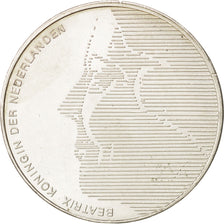 Netherlands, Beatrix, 50 Gulden, 1984, MS(60-62), Silver, KM:208