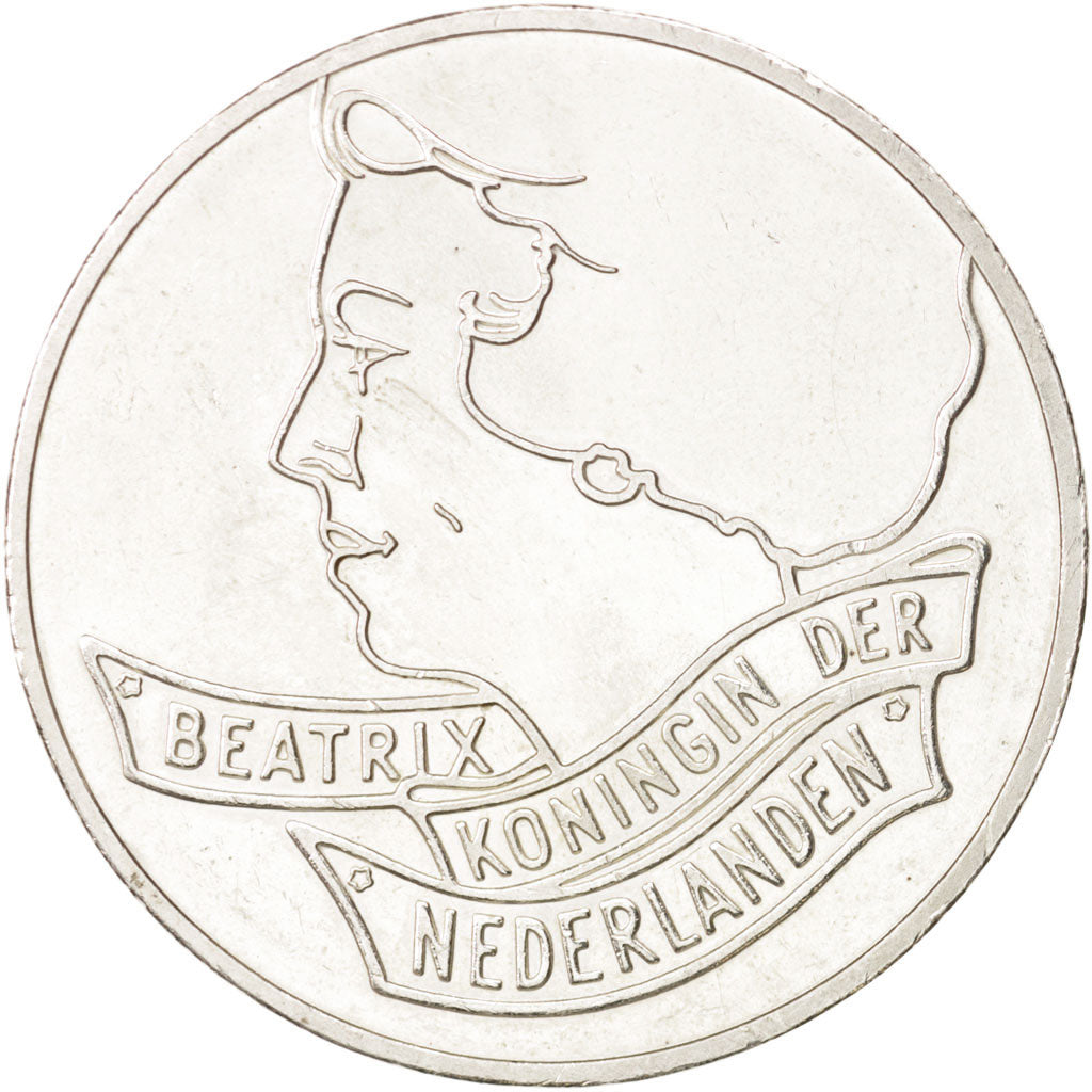 Netherlands, Beatrix, 50 Gulden, 1994, MS(63), Silver, KM:217