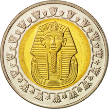 Egypt, Pound, 2008, Cairo, MS(64), Bi-Metallic, KM:940a