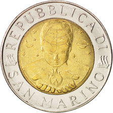 San Marino, 500 Lire, 1999, Rome, SPL, Bi-metallico, KM:394