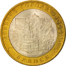 Russia, 10 Roubles, 2010, MS(64), Bi-Metallic, KM:1275