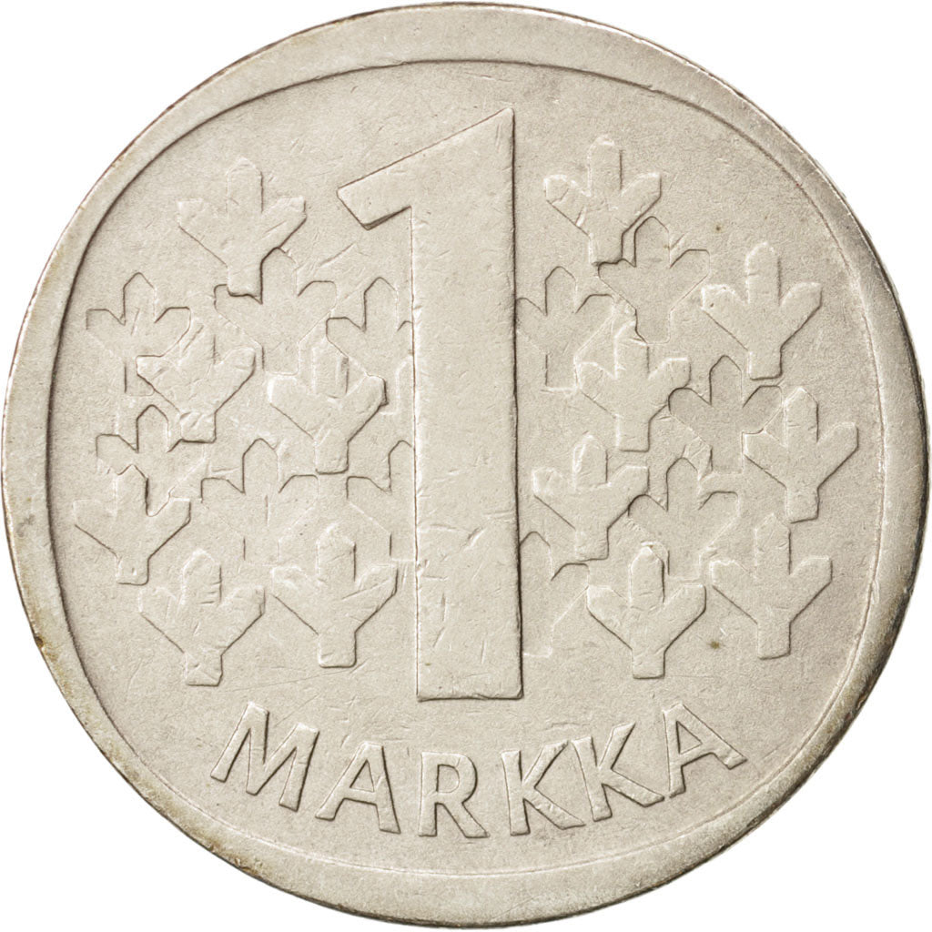 Finland, Markka, 1966, AU(50-53), Silver, KM:49