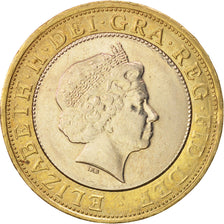 Great Britain, Elizabeth II, 2 Pounds, 2007, AU(55-58), Bi-Metallic, KM:1076