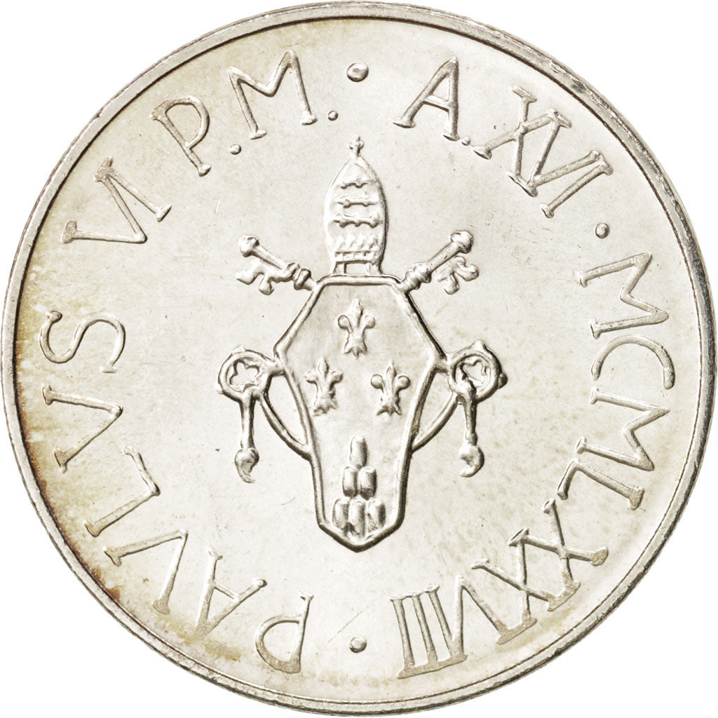 VATICAN CITY, Paul VI, 500 Lire, 1978, MS(63), Silver, KM:139