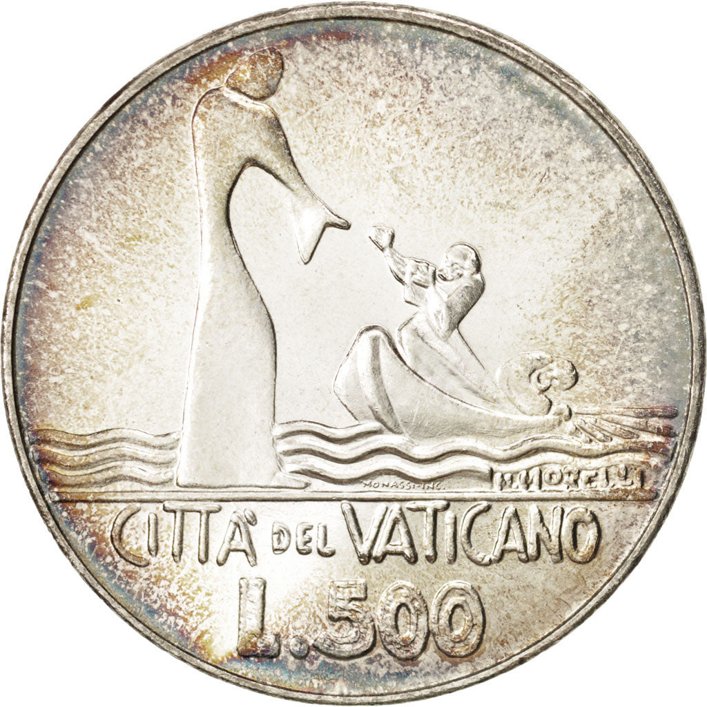 VATICAN CITY, Paul VI, 500 Lire, 1978, MS(63), Silver, KM:139