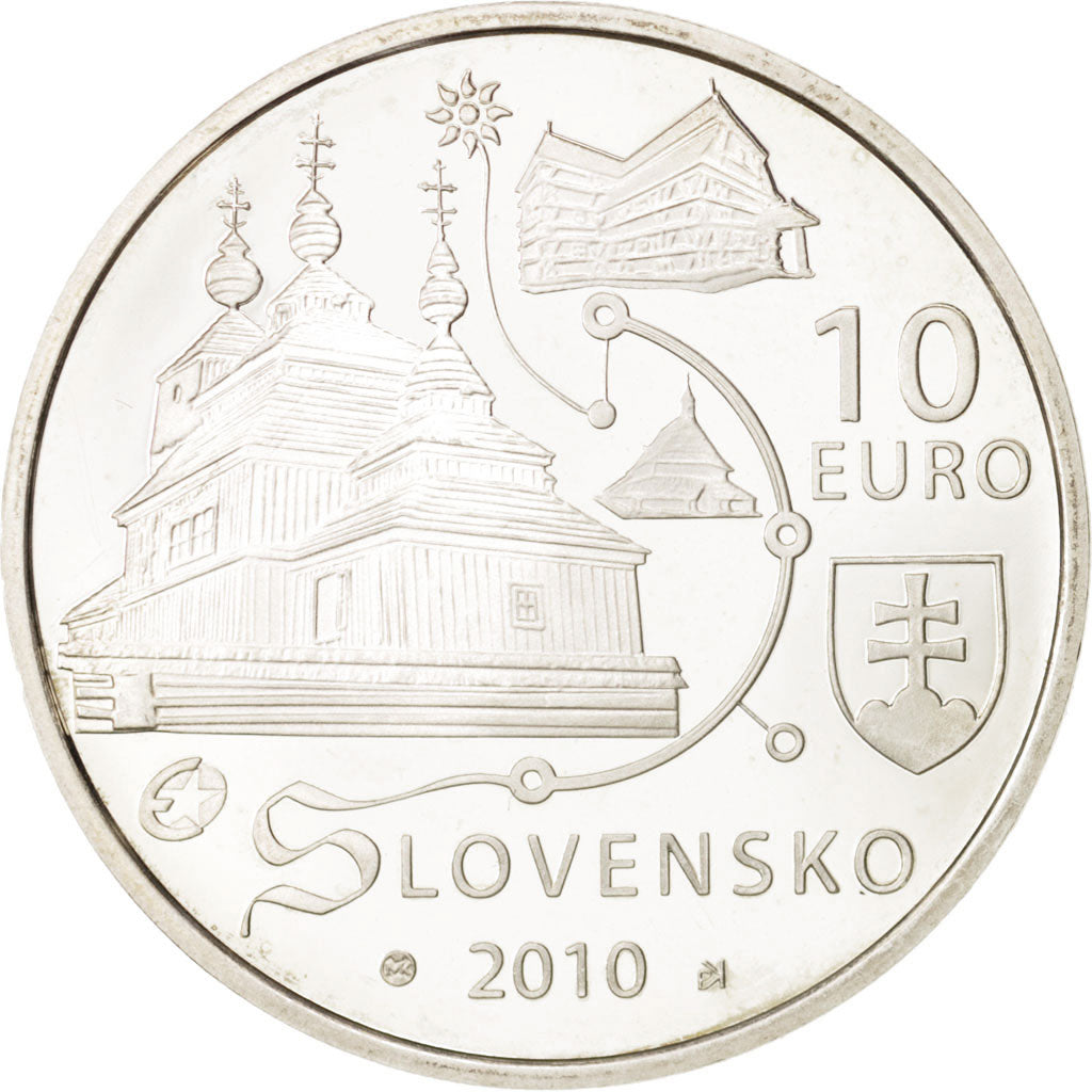 Slovakia, 10 Euro, 2010, Kremnica, MS(65-70), Silver, KM:110