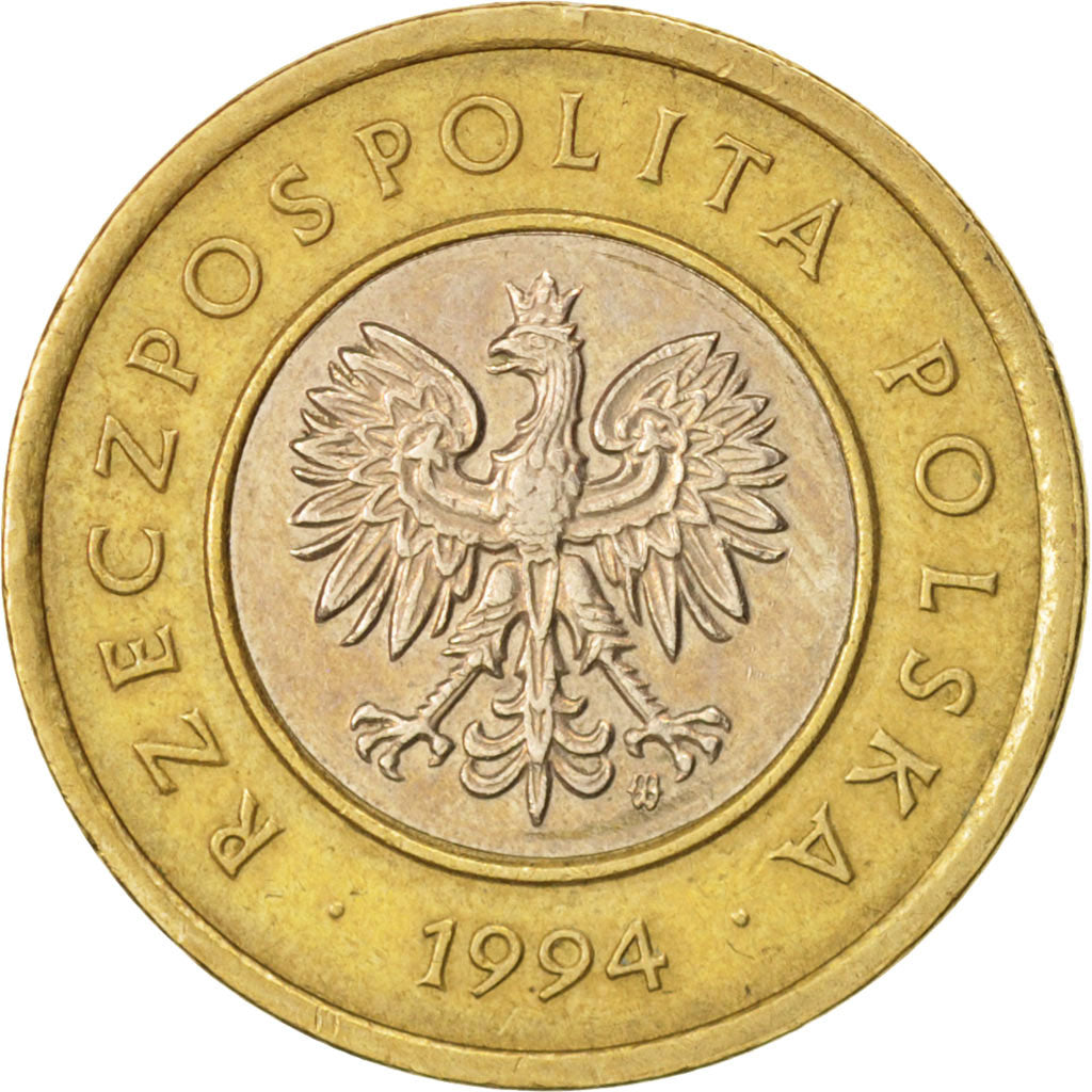 Monnaie, Pologne, 2 Zlote, 1994, Warsaw, TTB+, Bi-Metallic, KM:283